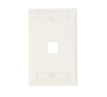 COMMSCOPE ENTERPRISE SOLUTIONS  1-2111036-3  1-2111036-3              1 Port Faceplatesingle Gangalpine White