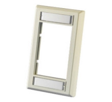 ORTRONICS 40300158        Series II Faceplate, low profile single gang , .5
