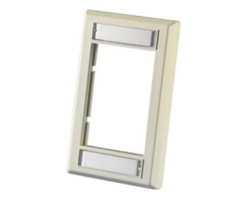 ORTRONICS 40300158        Series II Faceplate, low profile single gang , .5