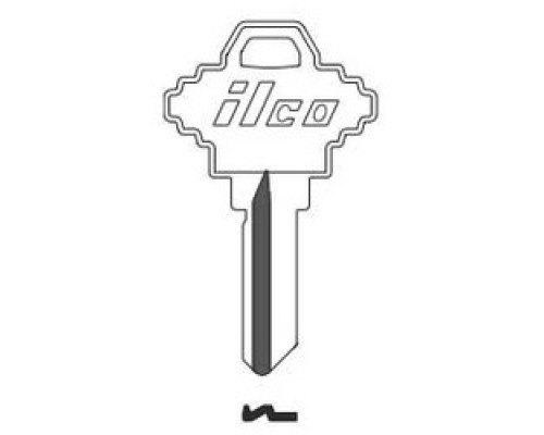 KABA ILCO CORP  SC1-BIG BR A11  AB00000130              Cylinder Lock Key Blank, 5-Pin, Enlarged Bow, Natural Brass, 11 Price Group, For Schlage