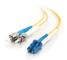 DA-LITE SCREEN COMPANY  76738  76738              12m LC-ST 9/125 OS2 Duplex Single-Mode PVC Fiber Optic Cable - Yellow