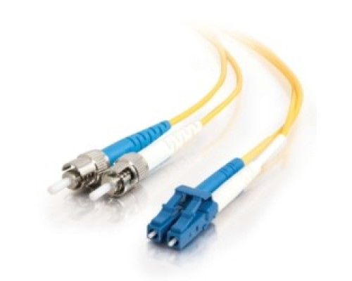 DA-LITE SCREEN COMPANY  76738  76738              12m LC-ST 9/125 OS2 Duplex Single-Mode PVC Fiber Optic Cable - Yellow
