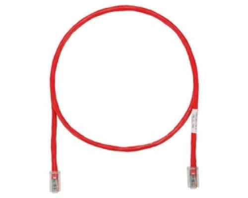 PANDUIT  UTPCH1RDY               Cu Patch Cord Cat 5e RD UTP Cable 1ft EA