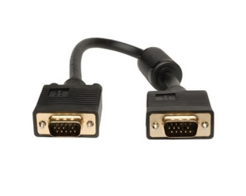 TRIPP LITE P502-001        VGA Coaxial High-Resolution Monitor Cable with RGB Coaxial HD15 M/M , 2048 x 1536 1080p , 1 ft.