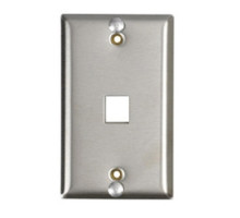 BELDEN  AX102005               Stainless Steel Wall Mount Phone Plates 1-Port