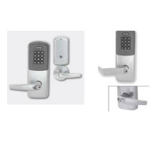 SCHLAGE ALLEGION BRAND  CO200-MS70PRK-ATH-626-J-LH 4B 09663 10072 134        Electronic Door Lock, Mortise Chassis, Proximity, Keypad, Left Hand, Athens Lever, 4AA Battery, Satin Chrome, Without 6-Pin FSIC Cylinder, For Class/Store