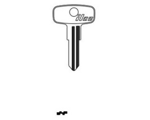 KABA ILCO CORP  YH28 NP A12  X67              Vehicle Key Blank, Brass, Nickel Plated, 12 Price Group, For Yamaha