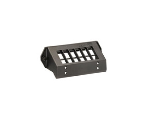 LEVITON  47600-QPB               12-Port, QuickPort Mounting Brack, Accepts QuickPort 12 Connectors, Black