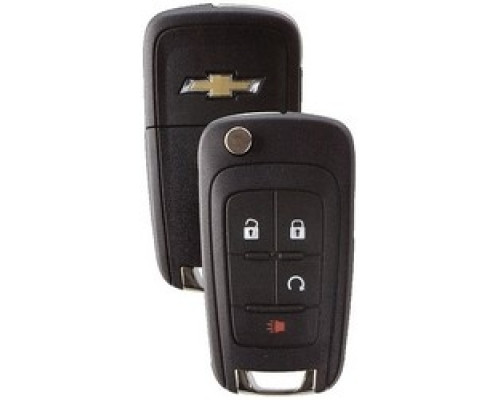 STRATTEC SECURITY CORPORATION  5913597               Key Remote, 4-Button, Flip, Remote Start, 315 Megahertz, Z0001-Z6000 Key Code, OBP-10 Programming, For Chevrolet