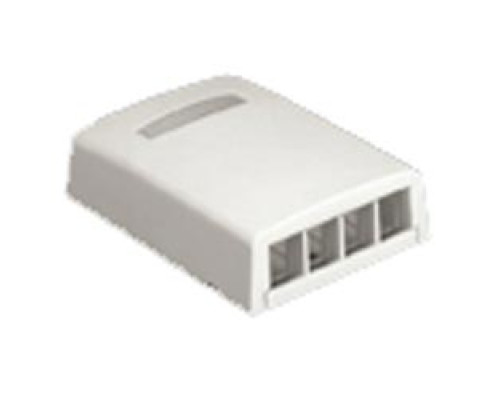 PANDUIT  NK4BXWH-AY               NK 4pt SurfaceMountBox WH EA