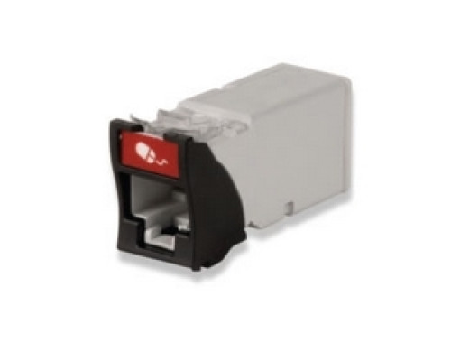 SIEMON COMPANY  Z6A-02               Copper, Outlet, ZMAX, UTP, Category 6A, RJ45, Hybrid, White, Tool-Less, T568A/B