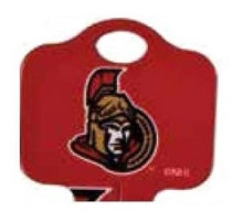 KABA ILCO CORP  SC1-NHL-SENATORS A46               Decorative Key Blank, NHL Team Key, Schlage, Senators Logo, SC1 Keyway, 46 Price Group
