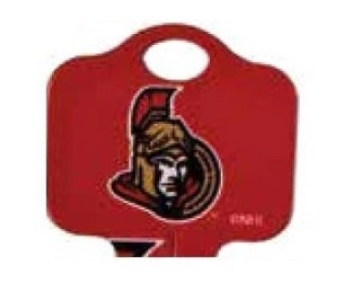 KABA ILCO CORP  SC1-NHL-SENATORS A46               Decorative Key Blank, NHL Team Key, Schlage, Senators Logo, SC1 Keyway, 46 Price Group