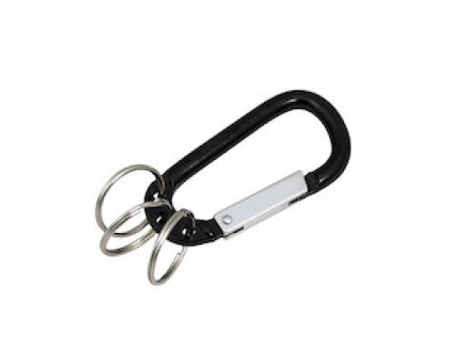 LUCKY LINE PRODUCTS INC  13301               13301             3-RING CARABINER KEYCHAIN   ASST 1/CD