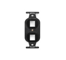 LEVITON  41087-2EP               QuickPort Duplex Type 106 Insert, 2-Port, Black