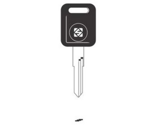 KABA ILCO CORP  HU49AT5LT-SI NP A22  AF00007630              Vehicle Key Blank, Brass, Nickel Plated, 22 Price Group, Without Transponder, For Audi