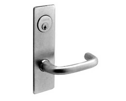 CORBIN RUSSWIN INC  ML20906-LWM-626-RH-SAF               Mortise Door Lockset, Electric, Fail Safe, Right Hand, Lustra, Wrought Lever/Escutcheon, 12/24 Volt DC, Satin Chrome Plated