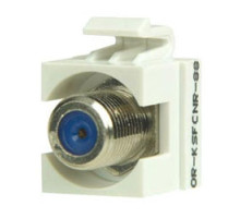 ORTRONICS  KSFCNR-88               Keystone Recessed F-conn 75 Ohm White