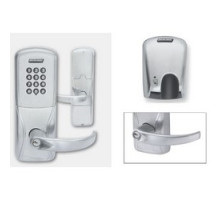 SCHLAGE ALLEGION BRAND  AD200-CY40MG-SPA-626-P-C-RH 4B 13247 10025 134        Electronic Door Lock, Cylindrical Chassis, Magnetic Stripe, Right Hand, Sparta Lever, Satin Chrome, Classic Obverse Keyway, 4AA Battery Kit, For Privacy