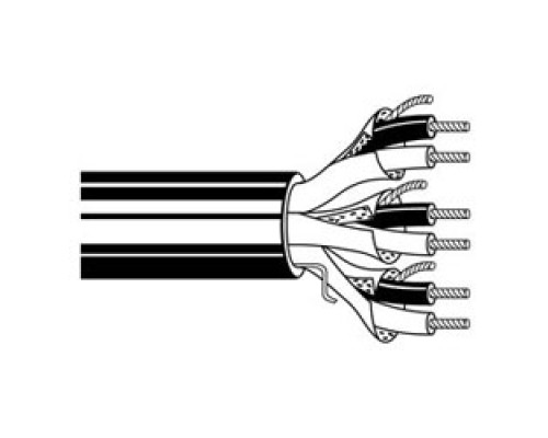 BELDEN  5543PE 0081000               Multi-Conductor - Commercial Applications 4 FS PR 22 AWG PVC PVC Gray