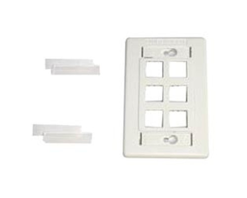 BELDEN  AX101433               Interface Plates 2 Port, Single Gang Flush