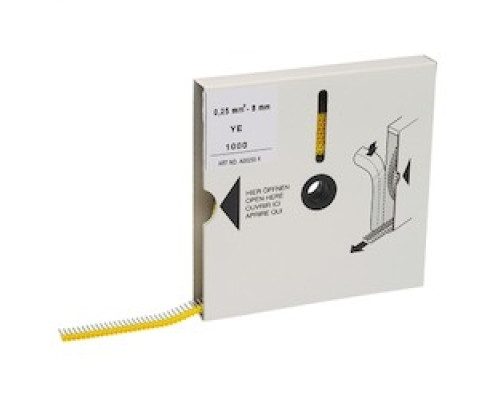 PANDUIT  FSD73-8-K               Ferrule Insul 24AWG 8mmPIN YL REEL1000