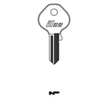 KABA ILCO CORP  1092DS NP A03  AL3391600B              Cylinder Lock Key Blank, Brass, Nickel Plated, 3 Price Group, For Master
