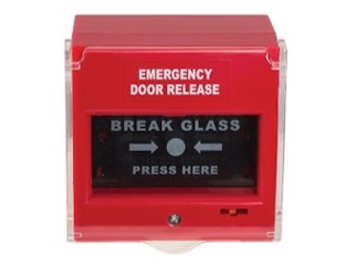 LOCKNETICS  EGB-100-R               Resettable non-glass emergency breaks, Red