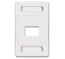 SIEMON COMPANY  MX-FP-S-02-20               Faceplate, Single Gang, 2 Openings, MX, Ivory