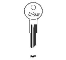 KABA ILCO CORP  1054LB NP A04  AL3215300B              Cylinder Lock Key Blank, Brass, Nickel Plated, 4 Price Group, For Ilco