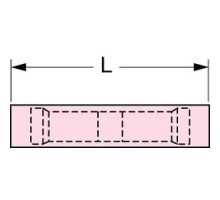 3M  MNG18BCMX-A  7000058841              3M Scotchlok Butt Connector Nylon Insulated Grease Filled, 100/bottle, MNG18BCMX-A