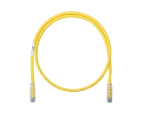 PANDUIT  NK6PC11YLY               NetKey Copper Patch Cord, Category 6, Yellow UTP Cable, 11 Feet