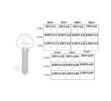 KABA ILCO CORP  A1011-L4-HNBL-DND A06               A1011-L4-HNBL-DND A06     CORBIN 6-PIN,DO NOT DUPLICATE BRASS