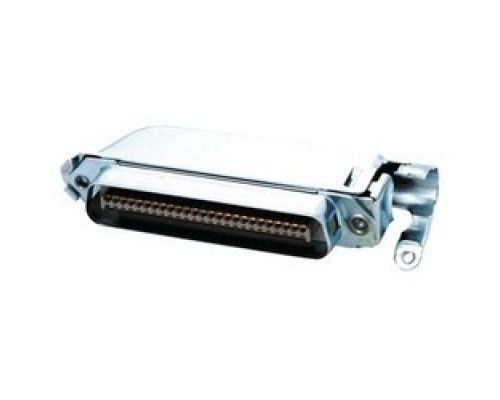 AMPHENOL RF 157-72500-3        TELCO 50 P MALE IDC CONTACT C/W LOW-PROFILE STEEL HOOD 90DEG CABLE EXIT