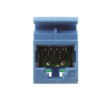 SIEMON COMPANY  MX6-F06               Copper, Outlet, MAX, UTP, Category 6, RJ45, Flat, Blue, Punch down, T568A/B