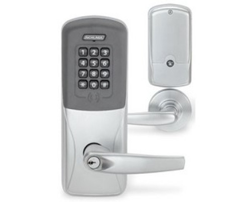 SCHLAGE ALLEGION BRAND  CO200-993R70PRK-RHO-626-B-RHR 4B 134        Standalone Electronic Lock, Proximity, Keypad, Rhodes Lever, Right Handed Reverse, 4 to 7 Volt DC, 250 Milliampere, SFIC Cylinder, Satin Chrome