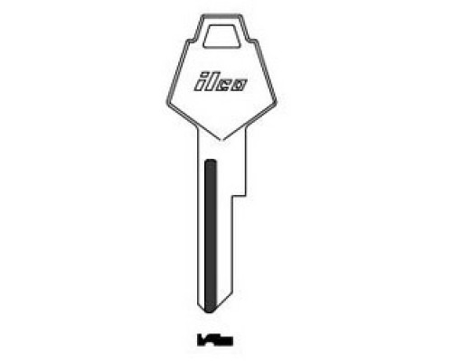 KABA ILCO CORP  P1770U NP A04  Y152              Vehicle Key Blank, Primary, Brass, Nickel Plated, 4 Price Group, For Chrysler