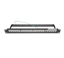 COMMSCOPE SYSTIMAX SOLUTIONS  2153437-1  2153437-1              24 Port Patch Panel, 1 RU, 125mm D, Standard Cable, Black Finish