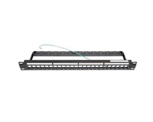 COMMSCOPE SYSTIMAX SOLUTIONS  2153437-1  2153437-1              24 Port Patch Panel, 1 RU, 125mm D, Standard Cable, Black Finish