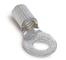 THOMAS & BETTS  A85GSP               Non-Insulated Ring Terminal Wire Range 22-16 Bolt Hole #6 with Silver Plating