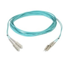 COMMSCOPE  6536967-3               Fiber Optic Patch Cord, LC To SC, 1.8 mm Duplex, OM3, 3 M, Aqua