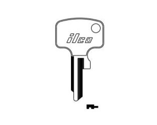 KABA ILCO CORP  HD15 NP A20               Vehicle Key Blank, Brass, Nickel Plated, 20 Price Group, For Honda Motorcycle