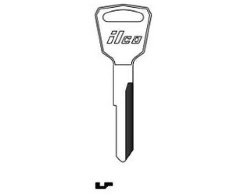 KABA ILCO CORP  TA6 NP A13               Vehicle Key Blank, Brass, Nickel Plated, 13 Price Group, For Toyota