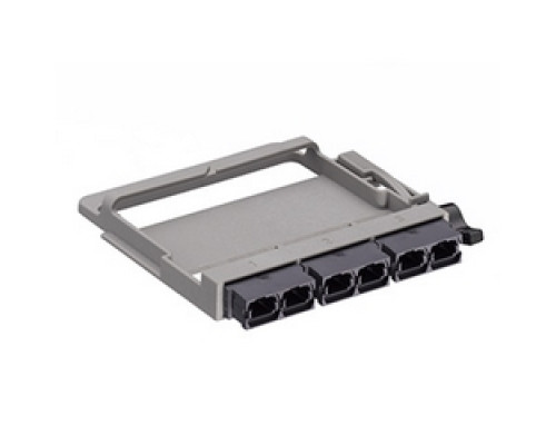 LEVITON  5FUHD-6MP               Opt-X Evolve Adapter Plate, MPO Keyed Up to Keyed Down