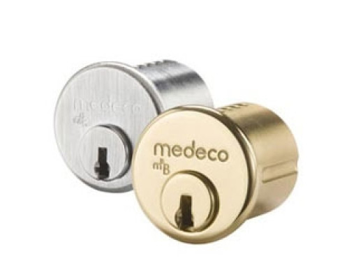 MEDECO HIGH SECURITY LOCKS  100200-J-26-FM-S-Z02               Security Cylinder Lock, Mortise, Medeco3 Bilevel, FM Keyway, 1-1/8