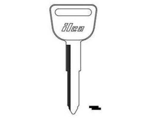 KABA ILCO CORP  HD90 NP A03  AF01196033              Vehicle Key Blank, Brass, Nickel Plated, 3 Price Group, For Honda Automobile