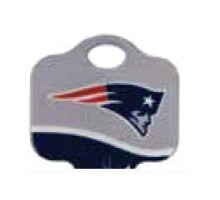 KABA ILCO CORP  SC1-NFL-PATRIOTS A46               Decorative Key Blank, NFL Team Key, Schlage, Patriots Logo, SC1 Keyway, 46 Price Group