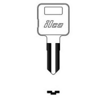 KABA ILCO CORP  1524 NP A15  AA01204002              Vehicle Key Blank, Brass, Nickel Plated, 15 Price Group, For Grumman, Post Office