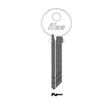 KABA ILCO CORP  998S NP A14               Cylinder Lock Key Blank, 5-Pin, Brass, Nickel Plated, 14 Price Group, For Yale