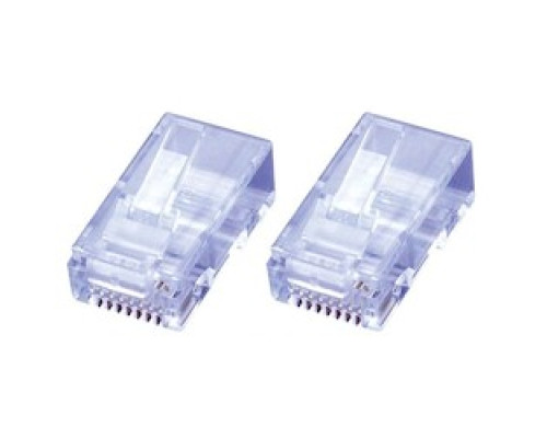 VANCO  MTP8RSUL-100               8x8 RJ45 Round/solid Cat5e Plug- 100 Packaged
